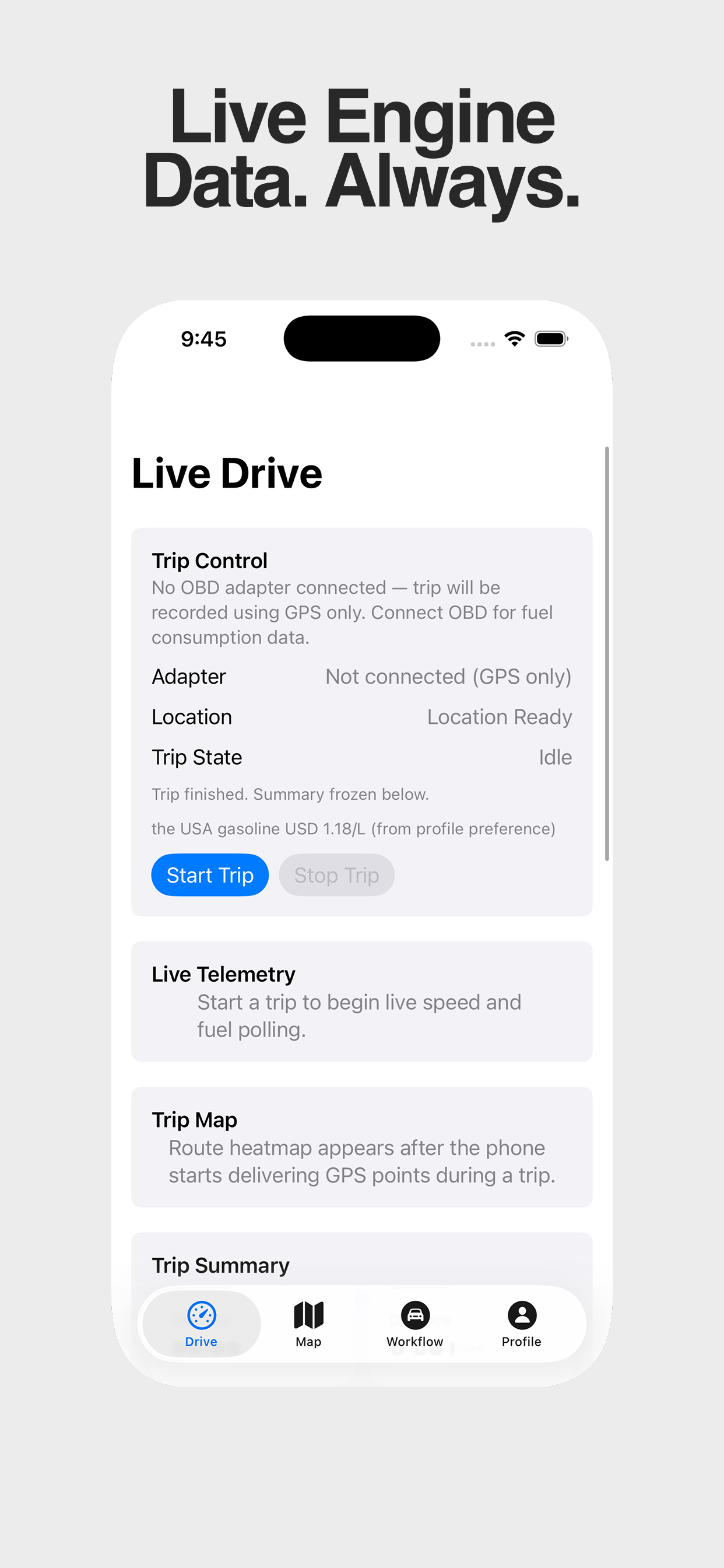 OBDrive screenshot 1